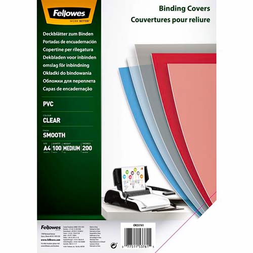 Couverture transparente A4 100