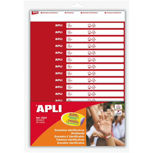 32 identificatiebandjes 210 x 15 mm 32 identificatiebandjes 210 x 15 mm