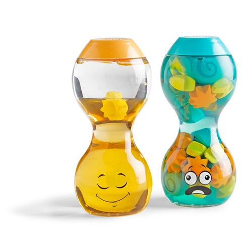 Bouteilles sensorielles - Opposés : Dépassé et Calme Bouteilles sensorielles - Opposés : Dépassé et Calme