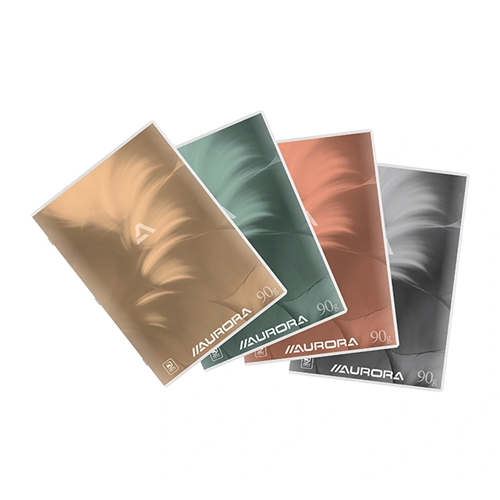 Cahier Aurora 1 ligne – 60 feuilles A4 29.7 x 21 cm – 10 pièces Cahier Aurora 1 ligne – 60 feuilles A4 29.7 x 21 cm – 10 pièces