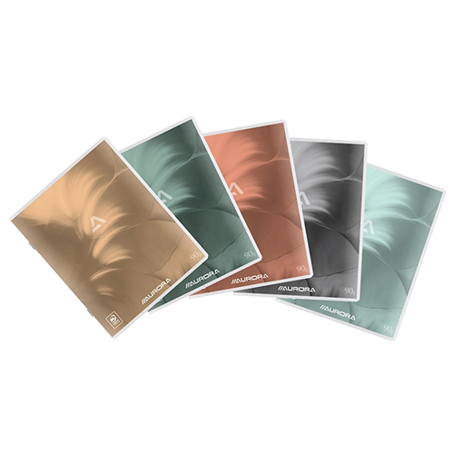 Cahier Mano Aurora quadrillé 5x5 – 36 feuilles A5 21x16.5 cm – 20 pièces Cahier Mano Aurora quadrillé 5x5 – 36 feuilles A5 21x16.5 cm – 20 pièces