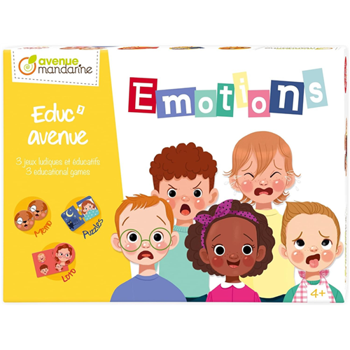 Educ'Avenue, Coffret de 3 Jeux - Émotions Educ'Avenue, Coffret de 3 Jeux - Émotions