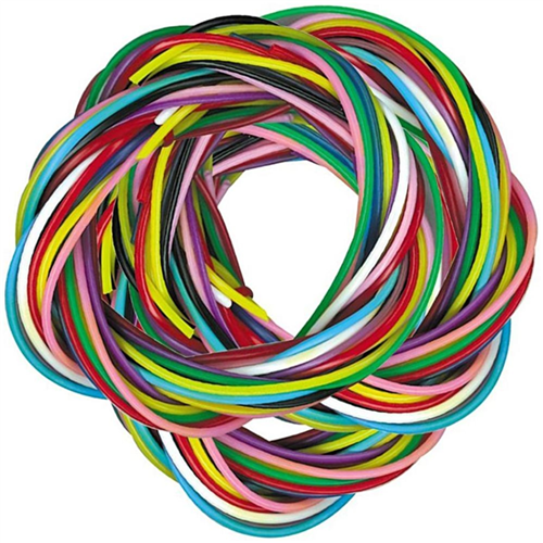 Fil à scoubidou multicolore - 250 pièces Fil à scoubidou multicolore - 250 pièces