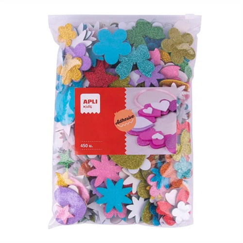 Gomme pailletée néoprène adhésive sachet 450 10mm à 50mm Gomme pailletée néoprène adhésive sachet 450 10mm à 50mm