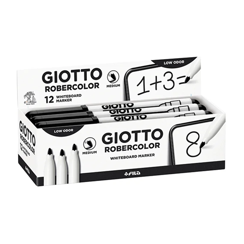 Marqueur tableau blanc Giotto Robercolor - Boite de 12 pièces *Choisir la couleur Marqueur tableau blanc Giotto Robercolor - Boite de 12 pièces *Choisir la couleur