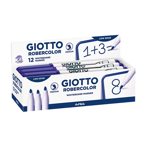 Marqueur tableau blanc Giotto Robercolor - Boite de 12 pièces *Choisir la couleur Marqueur tableau blanc Giotto Robercolor - Boite de 12 pièces *Choisir la couleur