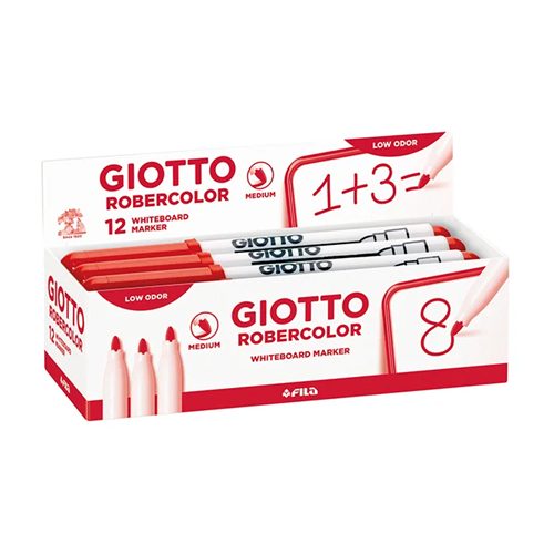 Marqueur tableau blanc Giotto Robercolor - Boite de 12 pièces *Choisir la couleur Marqueur tableau blanc Giotto Robercolor - Boite de 12 pièces *Choisir la couleur