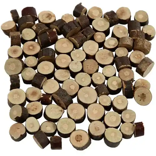 Mélange disques en bois rustique Mélange disques en bois rustique