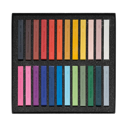 Polycrayons Soft-pastelkrijt 24 verschillende kleuren Polycrayons Soft-pastelkrijt 24 verschillende kleuren