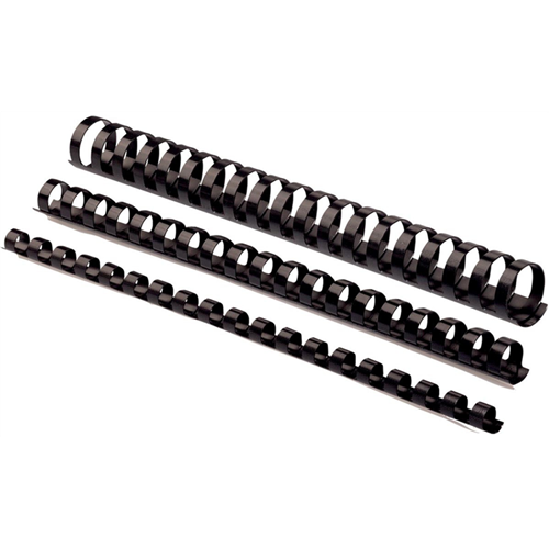 Reliures spirales Fellowes, paquet de 100 pièces, 14 mm, noir Reliures spirales Fellowes, paquet de 100 pièces, 14 mm, noir