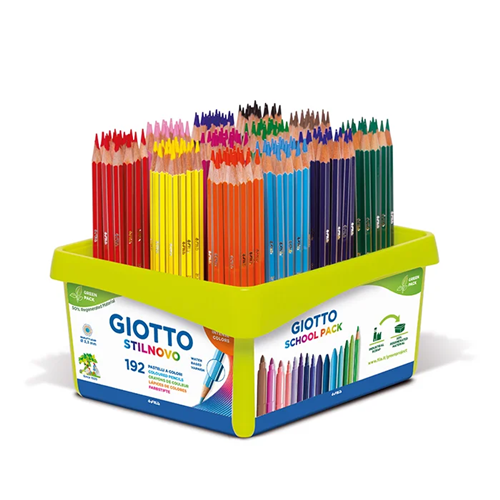 Stilnovo-potlood met 3,3 mm-stift, schoolpakket met 192 verschillende kleuren Stilnovo-potlood met 3,3 mm-stift, schoolpakket met 192 verschillende kleuren