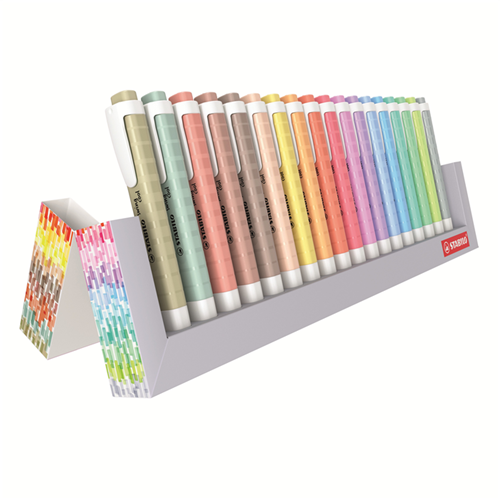 Surligneur Fluo Stabilo Swing Cool - Set 18 surligneurs - 12 Pastel + 6 NatureCOLORS Surligneur Fluo Stabilo Swing Cool - Set 18 surligneurs - 12 Pastel + 6 NatureCOLORS