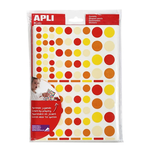 Verwijderbare stickers, 6600 stuks, diverse vormen Verwijderbare stickers, 6600 stuks, diverse vormen