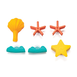 Waterspeelaccessoires met zuignap voor Sand and Water Clam