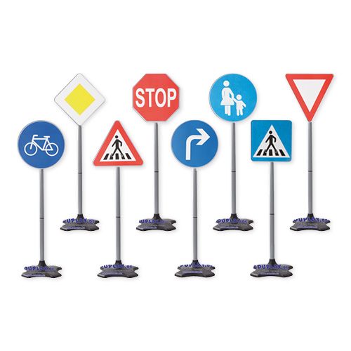Ensemble de signalisation routière set de 8 pièces