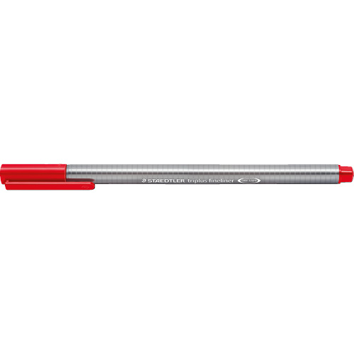 Marqueur extra fin rouge 0.3 mm