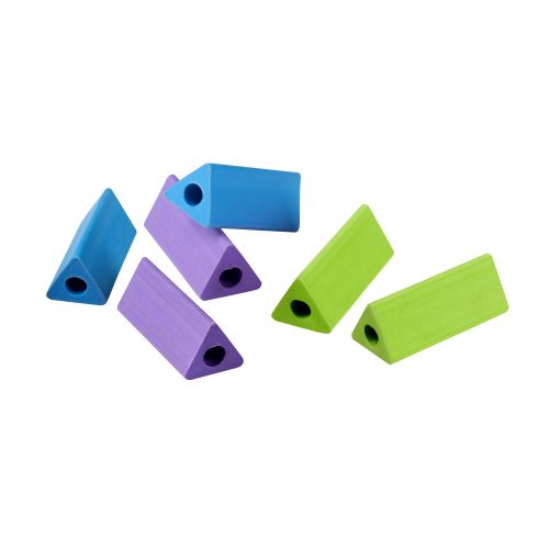 Aide écriture triangulaire en plastique par 6