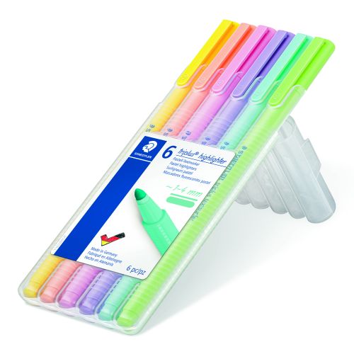 Pochette fluo pastel triplus 6 couleurs