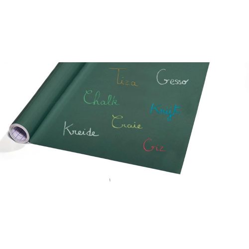 Tableau adhésif vert pour craie 45/200 cm