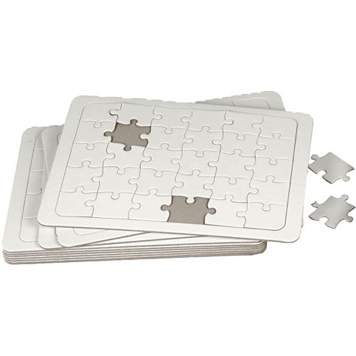 Puzzle blanc à décorer 30pc par 1 [21x30cm]