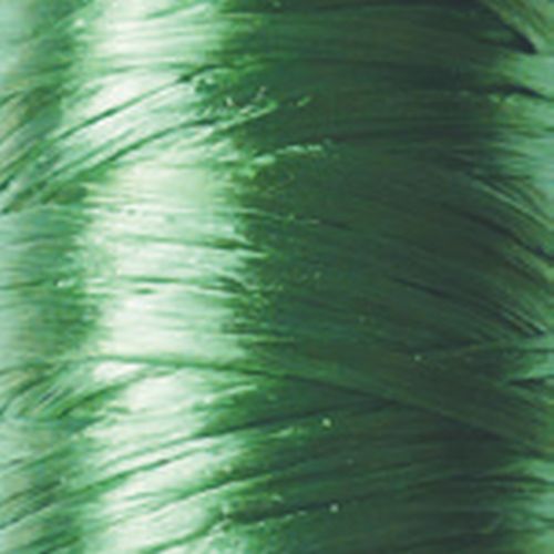 Raphia vert foncé synthétique 40 g 70 mètres